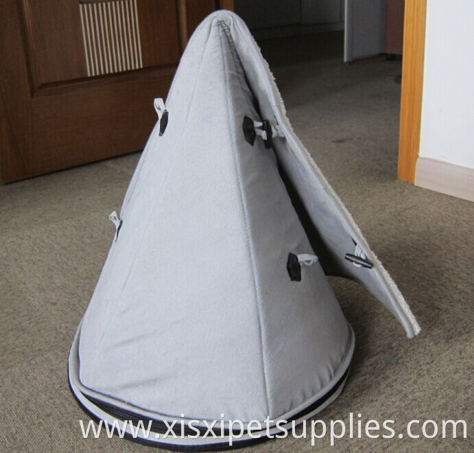 Hot sales conical foldable oop pet dog cat tent bed